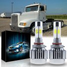 2x LED Headlight Conversion Kit Low Beam Bulb For Freightliner Columbia 96-2013
