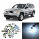 Bright White 9pcs Interior LED Light Kit for 2005-2010 Jeep Grand Cherokee