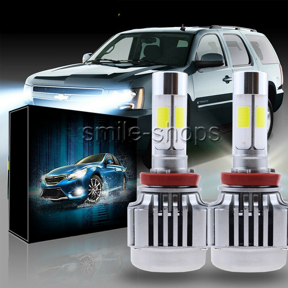 V8 LED White Headlight Kit For 2007-2017 Chevy Tahoe Low Beam Only 120W 12800LM
