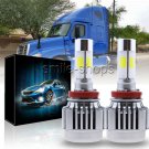 For 2008-2016 FREIGHTLINER Cascadia Truck 120W Headlight LED Bulb 6500K 12800LM