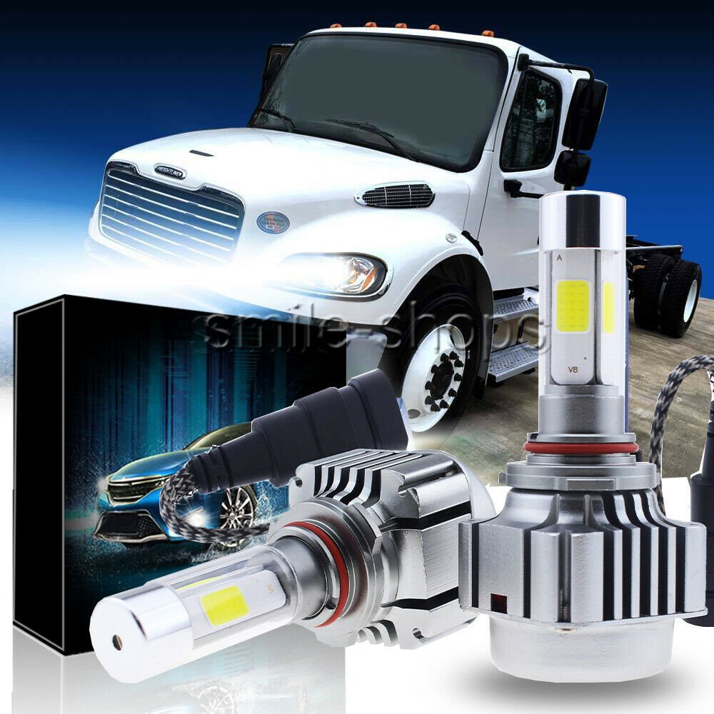V8 Low Beam LED Headlamp Kit Bulb For 2002-2017 Freightliner M2 100 106 112 120W