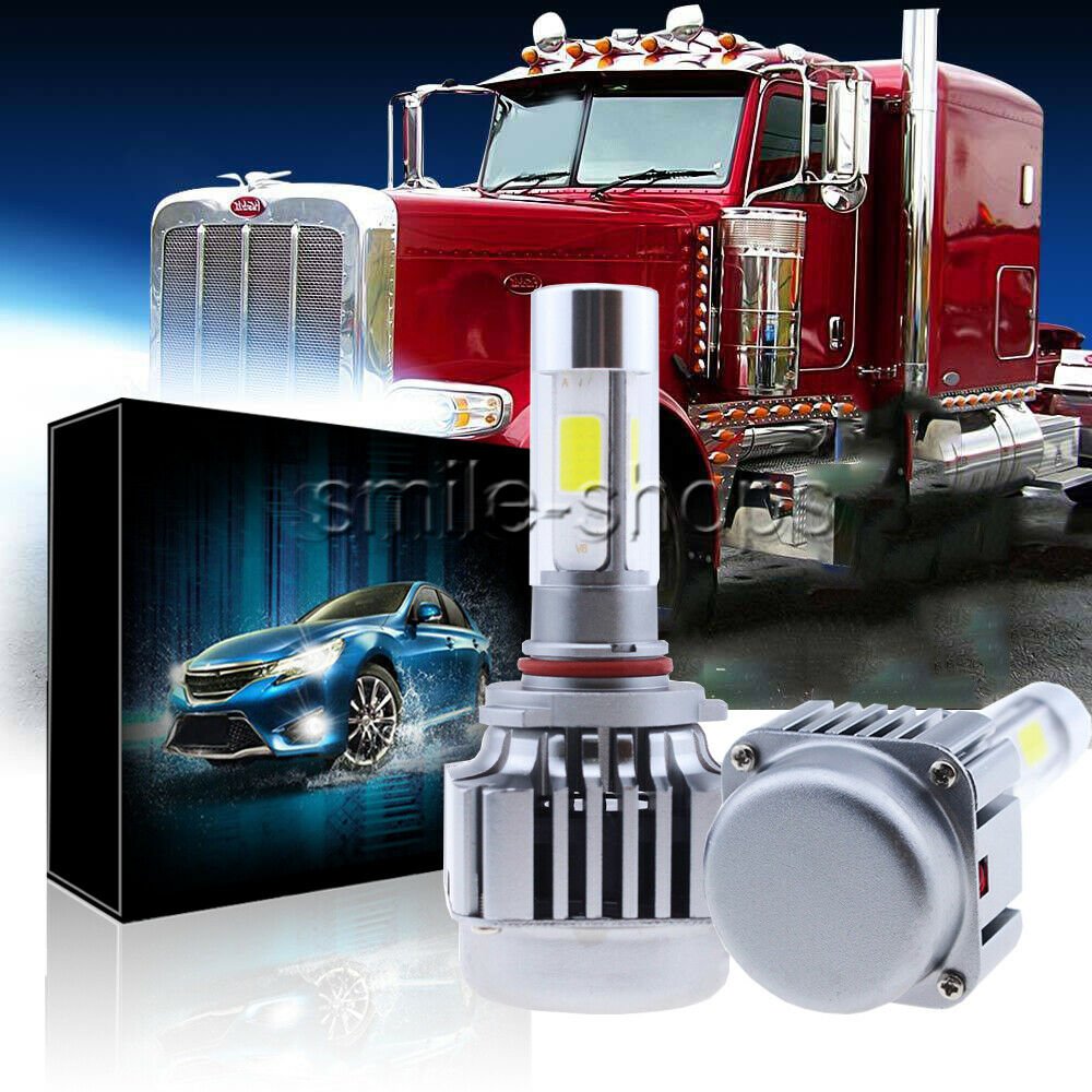 LED HID Xenon Bulb Car Headlight Upgrade Kit For Peterbilt 388 389 (High Beams)