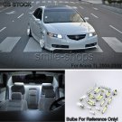 15pc White Interior+License Plate LED Lights Package Kit For 2004-2008 Acura TL