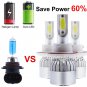 2X H13 9008 1300W High Low Beam COB LED Headlight Bulbs For Ford F150 2004-2014