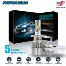 H4 9003 COB LED Headlight Bulbs Conversion Kit High Low Beam 1300W 195000LM HID