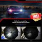 V8 White Low Beam LED HID Bulb Headlamp Kit For Freightliner Cascadia 2008-2017