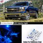 2 Map 1 Dome Blue LED Interior Light Fit 1988-1998 Chevy Silverado/GMC Sierra