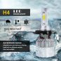 2x 1400W 210000LM2-Side LED Headlight KIT H4 9003 HB2 High/Low Beam 6000K White
