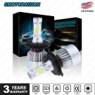 2x COB H4 LED 1400W 210000LM Car Headlight Kit Hi/Lo Beam Auto Bulbs 6000K White