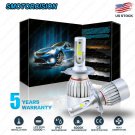 2x COB H4 LED Headlight Kit 9003 1900W 195000LM Hi/Low Beam Bulb 6000K Light US