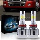 LED Fog Lamp Upgrade Bulbs Lights Kit For Freightliner Cascadia Brightest 6500K