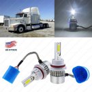 Super White 195000LM 9007 C6 1300W LED Headlight Kit Bulbs For Peterbilt 377 385