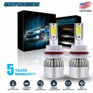 9007 HB5 COB LED Headlight Conversion Kit 1900W 285000LM Hi/Lo Lamp Bulbs 6000K