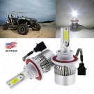 195000LM H13 LED Headlight Bulbs Fits Polaris ATVs RZR Polaris with Bulb White