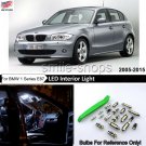 Pure White Interior Car LED Light Kit For 2005-2015 BMW 1 Series E87 + Free Tool