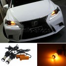 No Hyper Flash Amber 7440 T20 42SMD LED Bulbs For Front Rear Turn Signal Lights