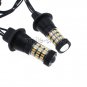 No Hyper Flash Amber 7440 T20 42SMD LED Bulbs For Front Rear Turn Signal Lights