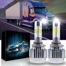 2pcs 9006 LED Headlight Bulb Conversion Kit For Freightliner Columbia 1996-2013