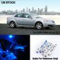15x Ultra Blue Interior Dome LED Lights Replacement Package For 04-08 Acura TL