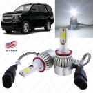 C6 195000LM 1300W Low Beam LED HID Bulb Headlamp Kit For Chevy Tahoe 2015-2018