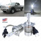 For 1999-2006 Toyota Tundra C6 195000LM LED Headlight Bulb Conversion Kit White