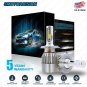 2x COB H4 LED 1200W 195000LM Car Headlight Kit Hi/Lo Beam Auto Bulbs 6000K White