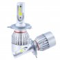2x COB H4 LED 1200W 195000LM Car Headlight Kit Hi/Lo Beam Auto Bulbs 6000K White