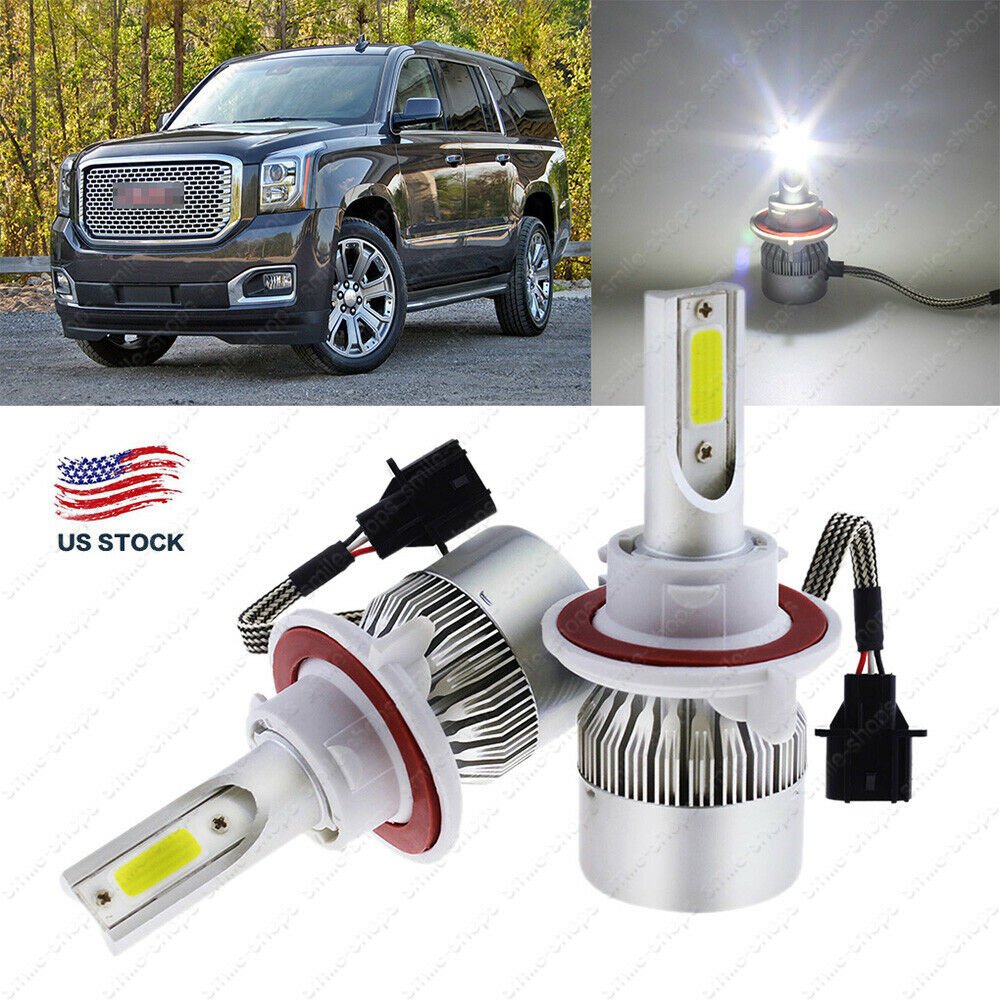 195000LM LED Conversion Kit Xenon Bulb For 2005-2016 GMC Yukon Denali XL 1500