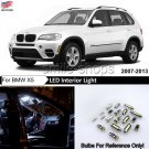 22X Xenon White LED Car Interior Light Package Kit For BMW X5 Series E70 07-13
