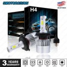 2x COB H4 LED Headlight Kit Light Bulbs Hi/Lo Beam 6000K 9003 HB2 1400W 210000LM