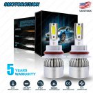 9007 White LED Headlight Kit Hi-Lo Beam Bulb 6000K For Nissan Frontier 2005-2018
