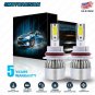COB 9007 HB5 Led headlight bulb kit 1300W 195000LM High/low beam 6000K White HID