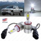 1300W C6 White LED Headlight Bulb Conversion Kit For 2007-2013 Chevy Silverado