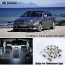 20x White Canbus Car Interior LED Light Kit Fit Mercedes Benz C Class W204 08-15