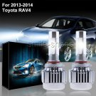 V8 120W 12800LM LED Car Headlight Conversion Kit Bulbs For 2013-2014 Toyota RAV4