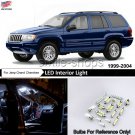 18x Pure White Interior LED Lights Package Kit For 1999-2004 Jeep Grand Cherokee