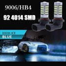 2pcs High Power Ice Blue HB4 9006 Led Bulbs High Power Car Fog Light DRL Lamp