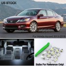 16x Pure White Interior LED Light Package Replacement Kit For 13-18 Honda Accord