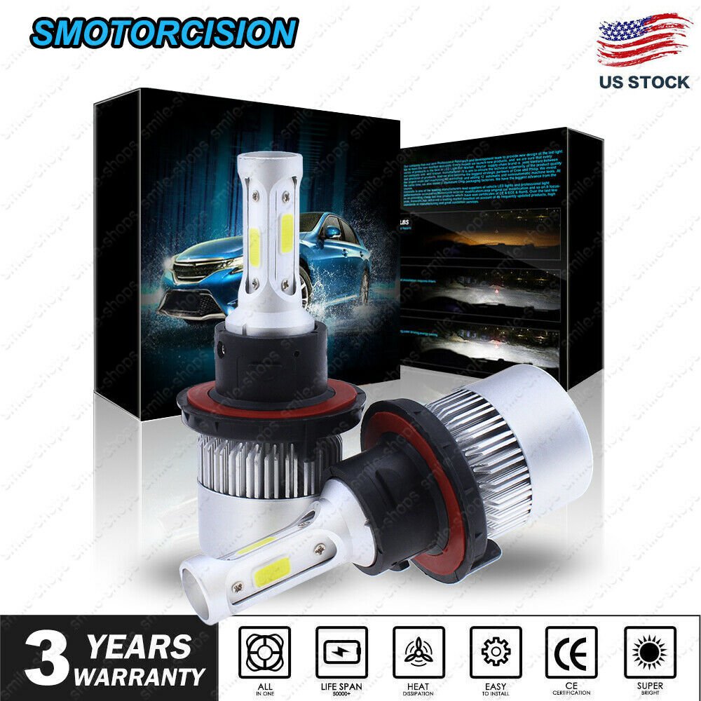 1400W 210000LM COB LED headlight Kit H13 9008 High & low Beams 6000K XENON bulbs