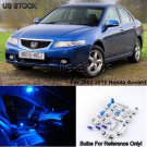 Fits For 2003-2012 Honda Accord 14pcs Ultra Blue Interior LED Lights Package kit