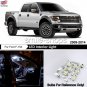 13pcs White Interior + Tags LED Lights Package Kit Fit 2009-2014 Ford F-150 F150