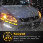 60cm LED Headlight Slim Strip Light Daytime Running Sequential Red Turn Signal
