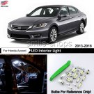 16pcs White Interior LED Light Package Replacement Kit For 13-18 Honda Accord