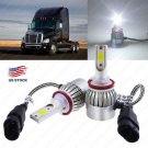 For 2008 2009 2010 2012 FREIGHTLINER Cascadia Truck Headlight LED Bulb 6000K 2x