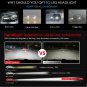 195000LM 1300W LED Bulb Car Headlight Kit For 2007-2013 Toyota Tundra Low Beam