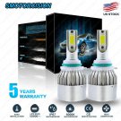 9012 LED Headlight Conversion Kit 1300W 195000LM High Low Beam Bulbs 6000K White