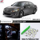 14pcs White Interior + License Plate LED Lights Bulbs For Honda Accord 2003-2012