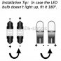 White LED Interior Package Bulb 8X Kit For 2006-2012 Honda Civic Sedan + Tool