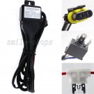 HID Xenon Hi/Lo Headlight H4/9003 Bulbs Relay Fuse Cable Wiring Harness 35W/55W