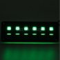 12V/24V 6 Gang Dual Green LED Custom Breaker Rocker Switch Panel Car Marine Boat